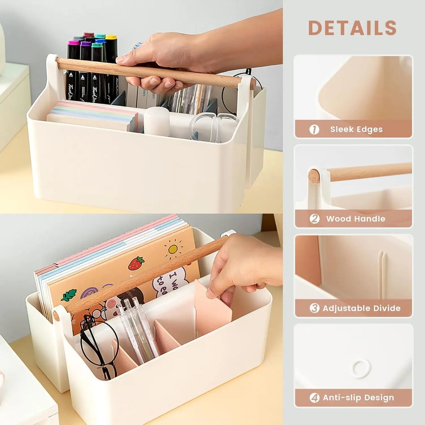 3 Pack Craft Organizer Caddy