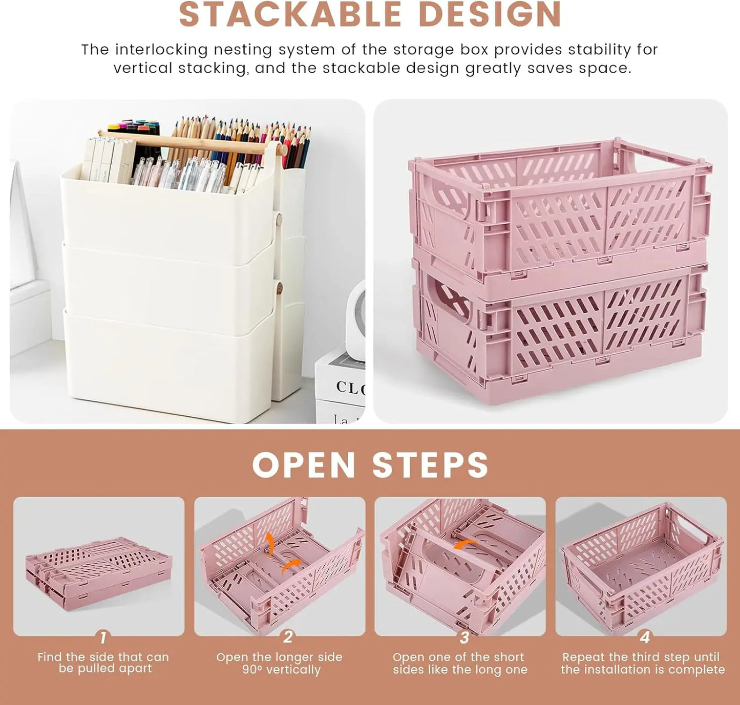 3 Pack Craft Organizer Caddy