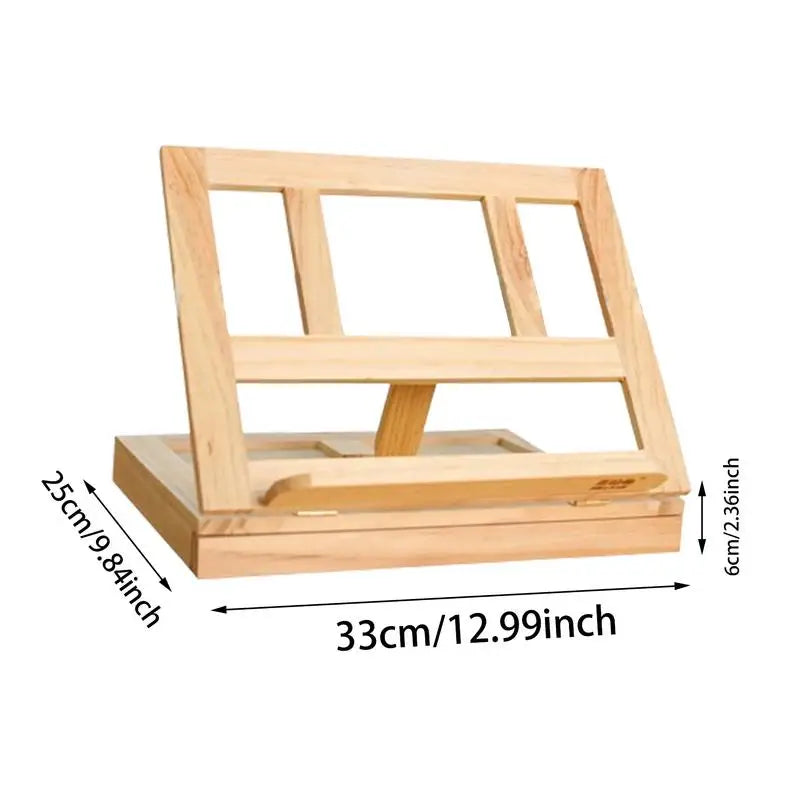 Multi-Function Wood Storage Box Easel