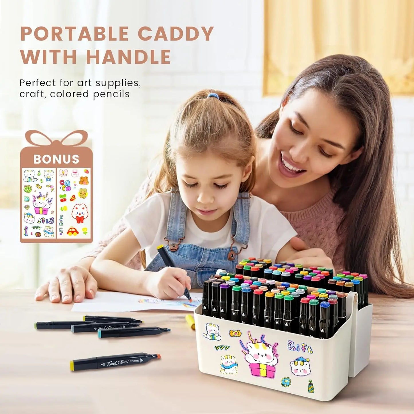 3 Pack Craft Organizer Caddy