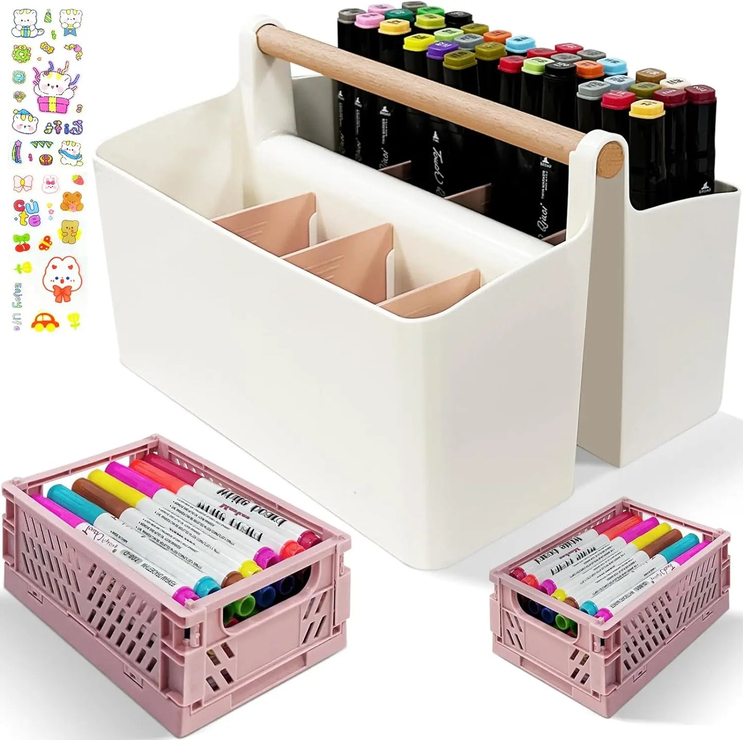 3 Pack Craft Organizer Caddy